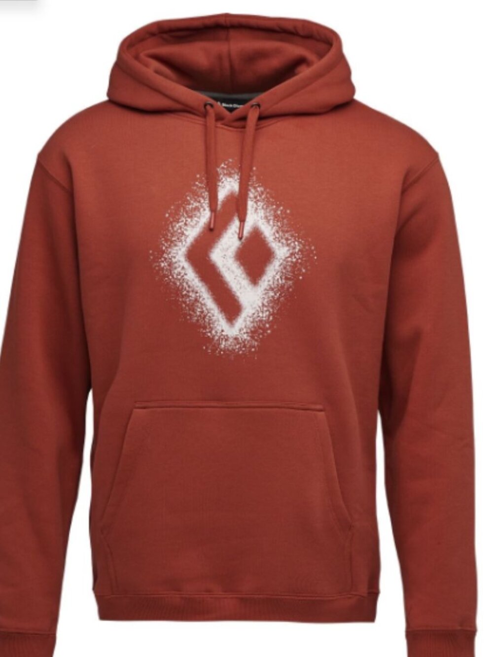 Black Diamond Men's Large Chalked Up 2.0 Pullover Hoodie NWT Cotton Burnt Sienna